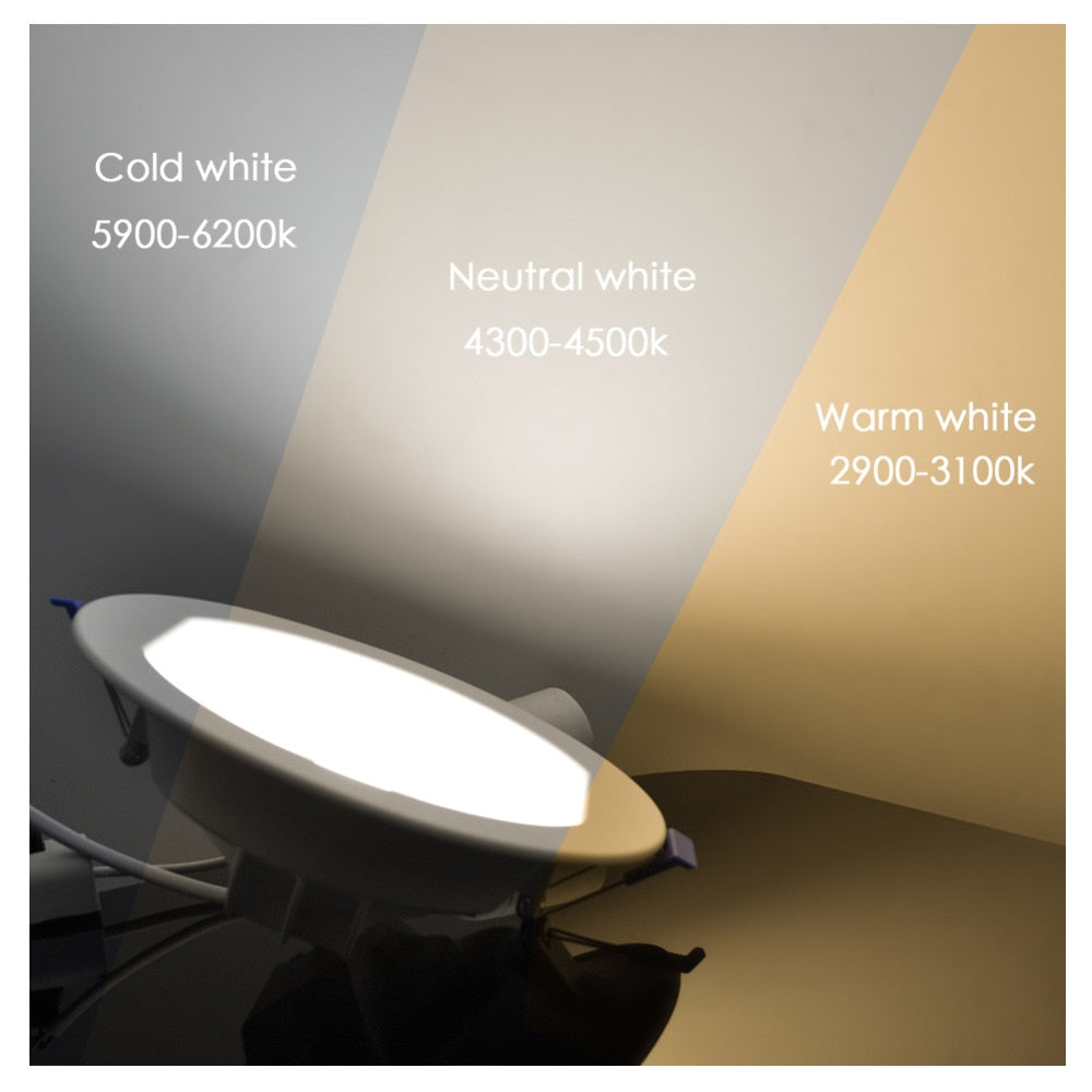 LED Downlight 6W 13W 20W Indoor Spot Light Round IP65 Waterproof Recessed Lamp Bathroom Kitchen Aquarium Outdoor 220V 240V