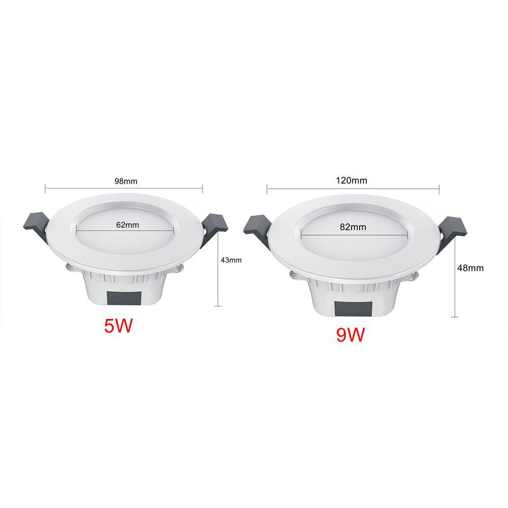 5W/9W RGB LED Spot Light Smart Downlight Bluetooth Mesh Celling Lamp Color Changing l Warm Cool Light With Alexa Google Home