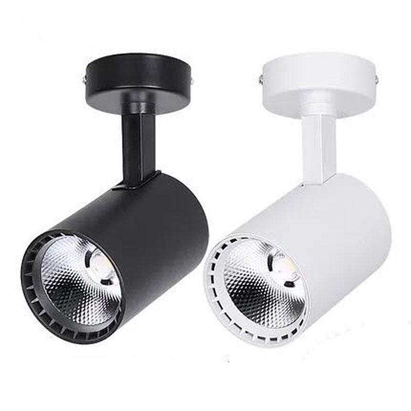 LED spotlight downlight 7w 10w 15w 20w 30w surface mounted COB ceiling light spotlight can be rotated clothing store showroom