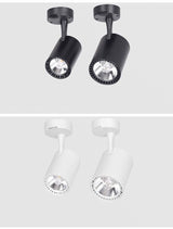 LED spotlight downlight 7w 10w 15w 20w 30w surface mounted COB ceiling light spotlight can be rotated clothing store showroom