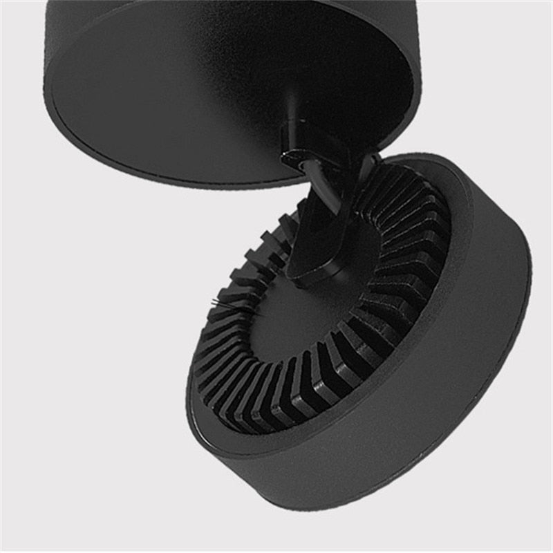 Dimmable Rotating LED Downlight 10W 12W 15W 18W COB Surface Mounted Ceiling Spot Light AC110-220V LED Ceiling Lamp Indoor Lighting