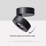 Dimmable Rotating LED Downlight 10W 12W 15W 18W COB Surface Mounted Ceiling Spot Light AC110-220V LED Ceiling Lamp Indoor Lighting