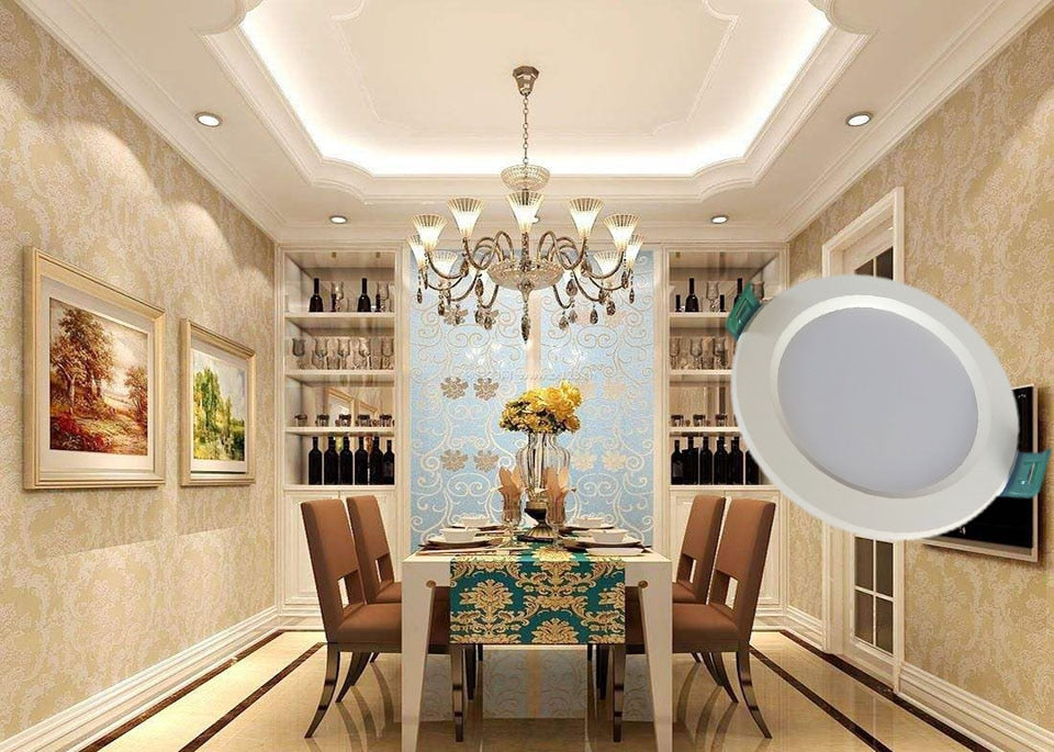 Led Downlight Recessed Round Lamp 18w 15w 12w 9w Round Led Panel Light 12v 24v 36v 48v Led Lights For Home Bedroom Spot Light