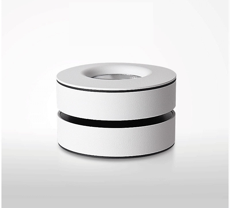 Dimmable Rotating LED Downlight 10W 12W 15W 18W COB Surface Mounted Ceiling Spot Light AC110-220V LED Ceiling Lamp Indoor Lighting