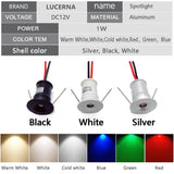 IP65 Mini LED 1W Downlight Spot Light DC12V with IP67 Power Supply Recessed Cabinet Lamp Spotlight Party KTV Ceiling Lighting