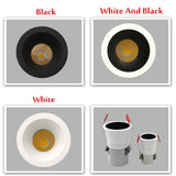 Dimmable Anti Glare COB LED Downlights 5W/7W/10W LED Ceiling Spot Lights Warm Cold White Background LED Lamps Indoor Lighting