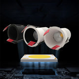 Dimmable Anti Glare COB LED Downlights 5W/7W/10W LED Ceiling Spot Lights Warm Cold White Background LED Lamps Indoor Lighting