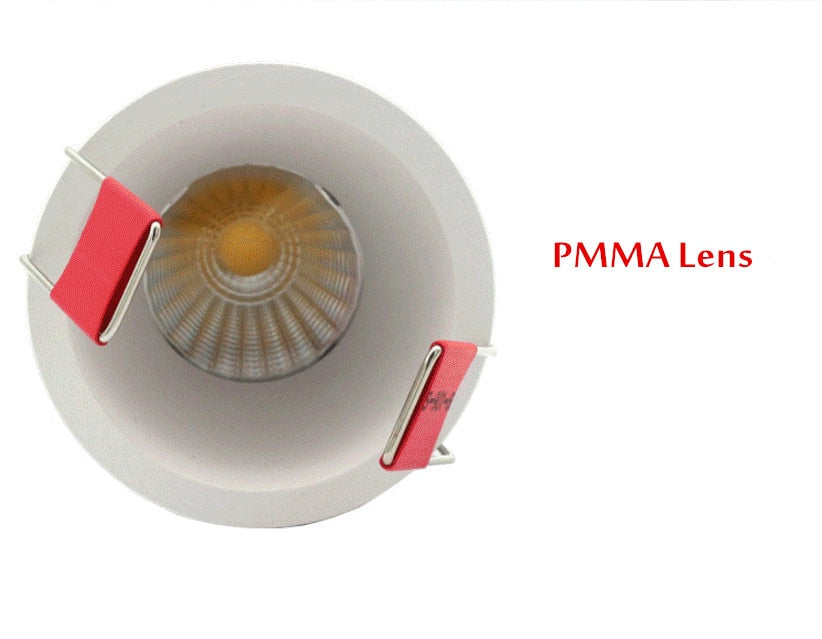Dimmable Anti Glare COB LED Downlights 5W/7W/10W LED Ceiling Spot Lights Warm Cold White Background LED Lamps Indoor Lighting