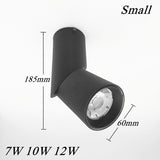 Cylinder Dimmable Rotating Folding LED Downlights 10W 15W 20W COB LED Ceiling Spot Lights AC85-265V LED Wall Lamps Indoor Lighting