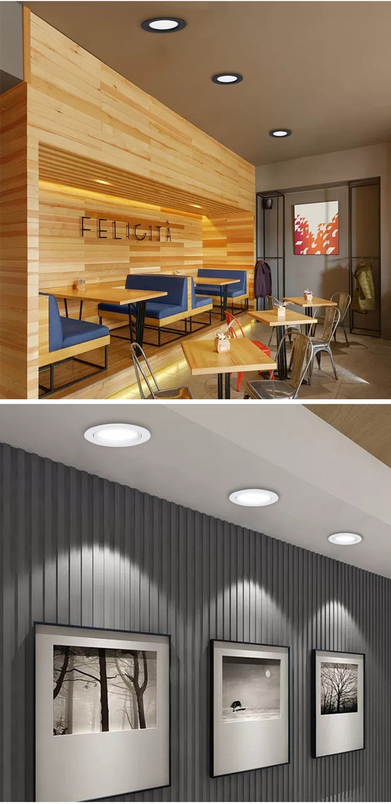 Recessed LED COB Downlight Milky White Lampshade 15W 18W 25W 30W 110V 220V Spotlights Led Ceiling Dimmable For Indoor Lighting