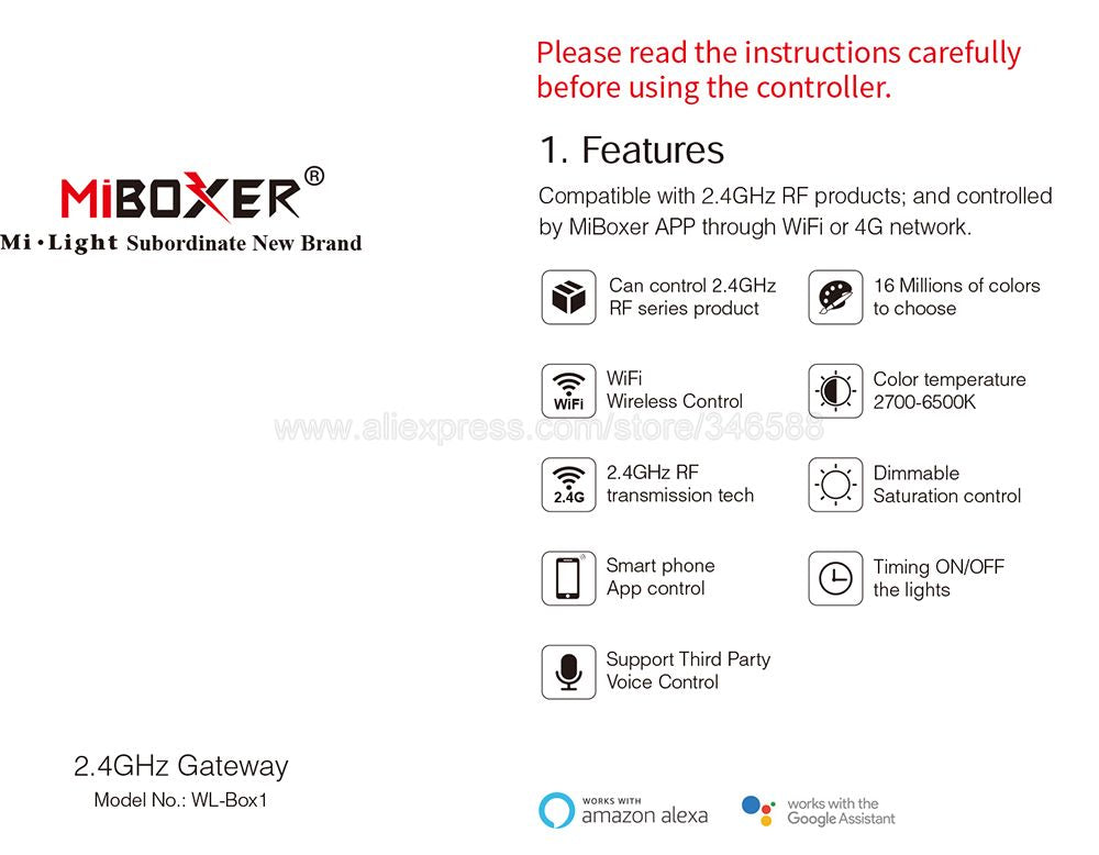MiBoxer 6W Smart RGB+CCT Downlight with Driver AC85-260V FUT068 2.4G Wireless RF Remote WiFi APP Alexa Google Voice Control