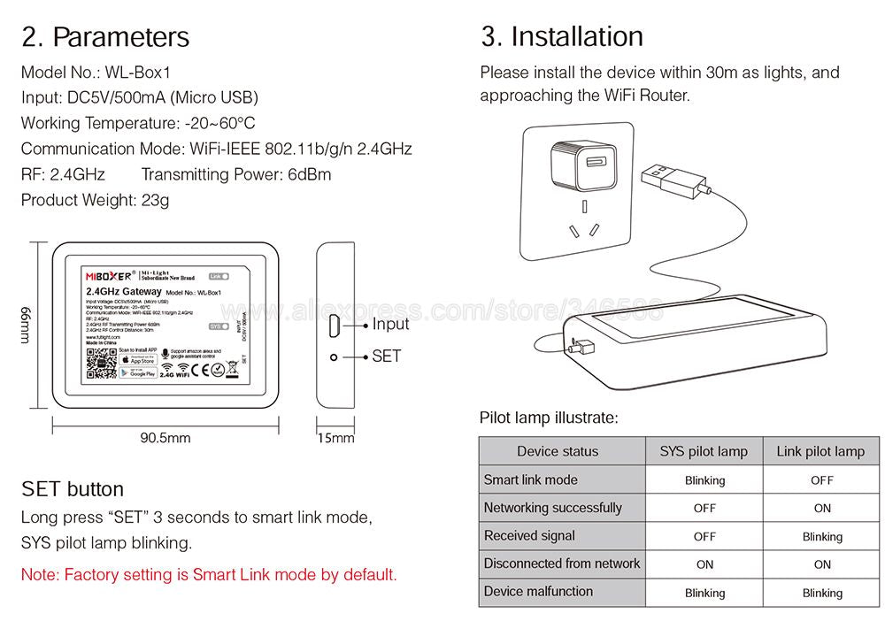 MiBoxer 6W Smart RGB+CCT Downlight with Driver AC85-260V FUT068 2.4G Wireless RF Remote WiFi APP Alexa Google Voice Control