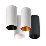 Surface Mounted Cylindrical LED Downlight Gold Reflector 10W 12W 15W LED Ceiling Bulbs Lamp Spot Light LED Downlight AC110-220V