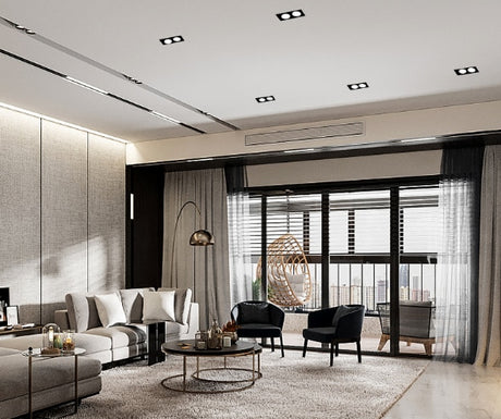 Recessed Double LED Dimmable Downlight COB 7w 9w 12W 24W Spot light decoration Ceiling Lamp AC 110V 220V