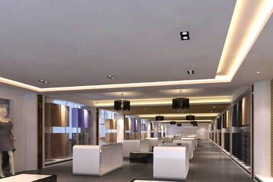 Recessed Double LED Dimmable Downlight COB 7w 9w 12W 24W Spot light decoration Ceiling Lamp AC 110V 220V