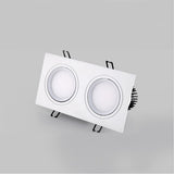 Recessed Double LED Dimmable Downlight COB 7w 9w 12W 24W Spot light decoration Ceiling Lamp AC 110V 220V