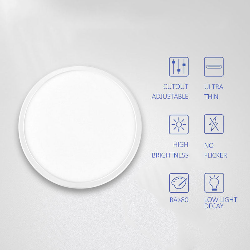 Super Brightness AC220V LED Panel Light LED Ceiling Light Round Ultra Thin LED Downlight Round Panel Lights 6w 15w Panel Lamp