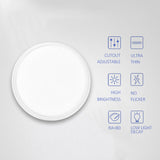 Super Brightness AC220V LED Panel Light LED Ceiling Light Round Ultra Thin LED Downlight Round Panel Lights 6w 15w Panel Lamp