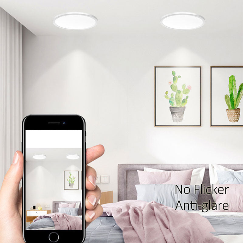 Super Brightness AC220V LED Panel Light LED Ceiling Light Round Ultra Thin LED Downlight Round Panel Lights 6w 15w Panel Lamp