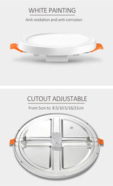 Super Brightness AC220V LED Panel Light LED Ceiling Light Round Ultra Thin LED Downlight Round Panel Lights 6w 15w Panel Lamp