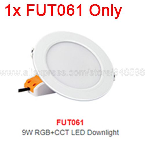MiBoxer FUT061 9W Smart RGB+CCT LED Recessed Ceiling Downlight AC100-240V Support 2.4G RF Remote WiFi APP Voice Control