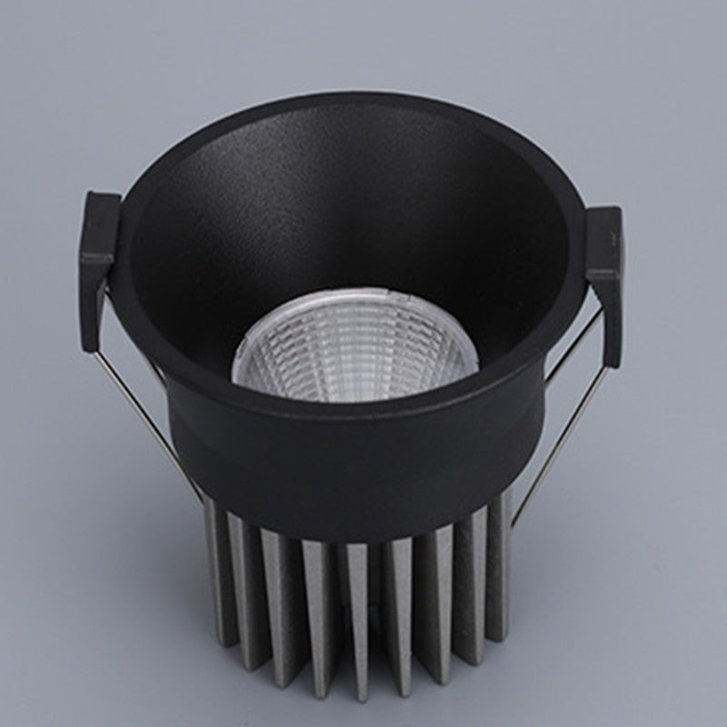 Super Bright Anti Glare Recessed Dimmable COB LED Downlights 7W 9W 12W LED Ceiling Spot Lights AC85~265V Background Lighting