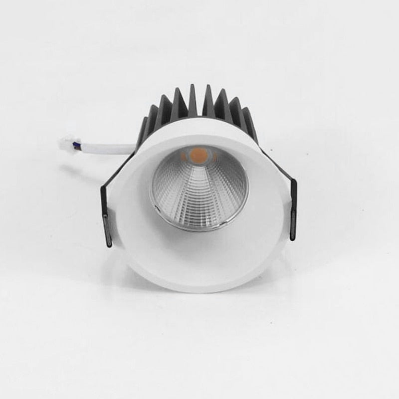 Super Bright Anti Glare Recessed Dimmable COB LED Downlights 7W 9W 12W LED Ceiling Spot Lights AC85~265V Background Lighting