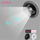 Dimmable Recessed LED Downlights 6W 9W 12W 15W 18W 20W 24W COB Ceiling Spot Lights AC85~265V Background Lamps Indoor Lighting