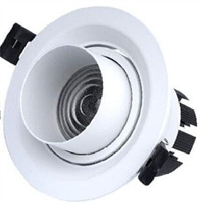Dimmable Recessed LED Downlights 6W 9W 12W 15W 18W 20W 24W COB Ceiling Spot Lights AC85~265V Background Lamps Indoor Lighting