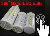 LED G24 AC85-265V led bulb Lamp real power 5W 7W 9W 10W 11W 12W 13W 14W SMD5730 5050 2835 downlight bulb
