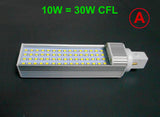 LED G24 AC85-265V led bulb Lamp real power 5W 7W 9W 10W 11W 12W 13W 14W SMD5730 5050 2835 downlight bulb