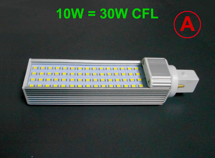 LED G24 AC85-265V led bulb Lamp real power 5W 7W 9W 10W 11W 12W 13W 14W SMD5730 5050 2835 downlight bulb