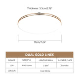 Ultra Thin LED Panel Downlight Modern Led Ceiling 12/18/24/36/72W Wall Surface Modern Living bathroom led culture indoor