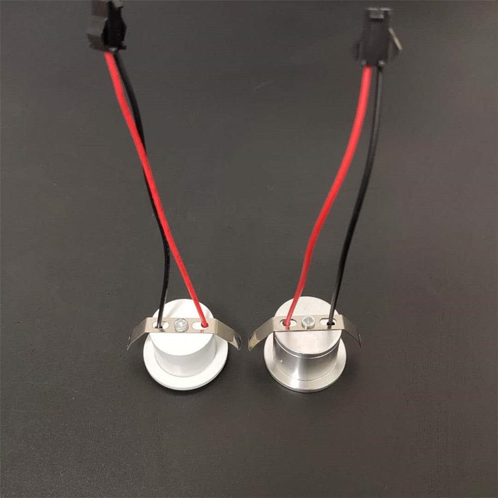 led mini sopt light 1w dimmable downlight Recessed 110v 220v silver/black spots led plafond encastrable