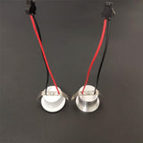 led mini sopt light 1w dimmable downlight Recessed 110v 220v silver/black spots led plafond encastrable