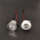 led mini sopt light 1w dimmable downlight Recessed 110v 220v silver/black spots led plafond encastrable