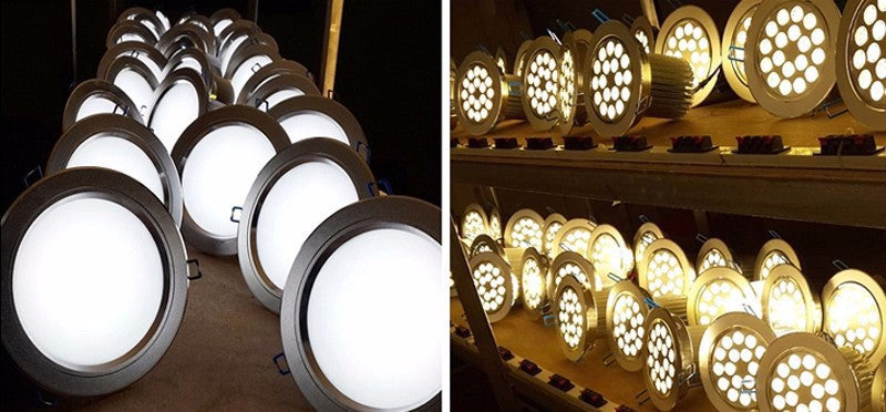 Ultra Thin LED Downlight Recessed 6w 9w 12w Celing Light 220v Square lights Lamps LED Panel Downlight for Kitchen/Home/Office