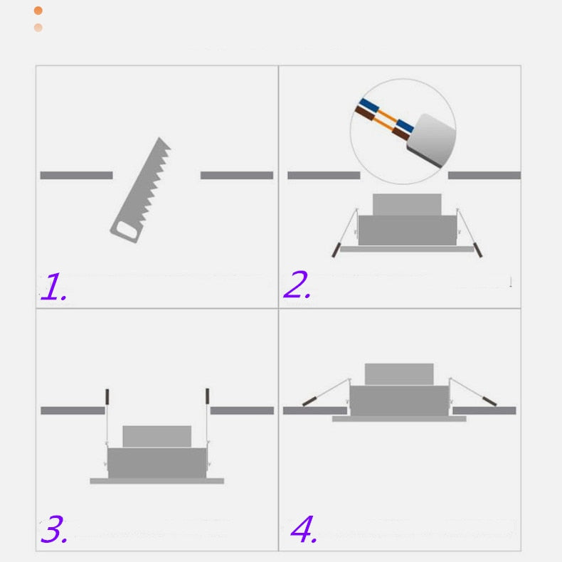 Super Bright Dimmable Recessed Sconces LED COB Downlights 3W 5W 7W 12W 15W 20W LED Spot Lights AC85-265V LED Ceiling Lamp Decora