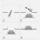 Super Bright Dimmable Recessed Sconces LED COB Downlights 3W 5W 7W 12W 15W 20W LED Spot Lights AC85-265V LED Ceiling Lamp Decora