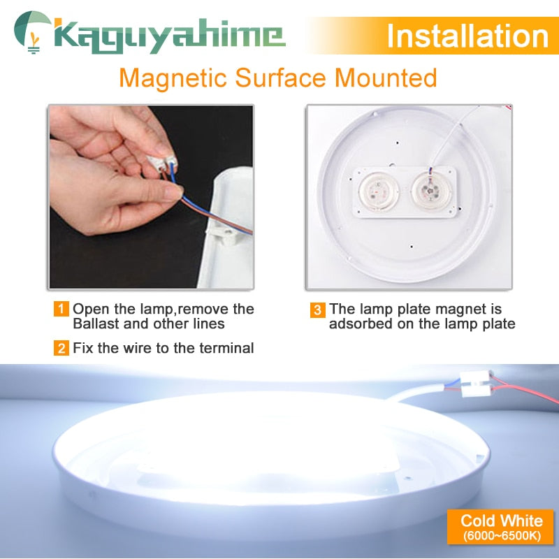 Kaguyahime Mini/Octopus/Round LED Downlight Module Source 220V 12W 16W 18W 24W Lighting Replace Spot LED Tube Light LED Lamp