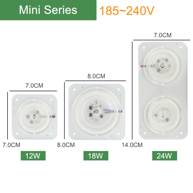 Kaguyahime Mini/Octopus/Round LED Downlight Module Source 220V 12W 16W 18W 24W Lighting Replace Spot LED Tube Light LED Lamp