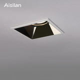 Aisilan LED square embedded spotlights home villas Narrow Border lamp downlights ceiling openings ceiling lights CRI 93