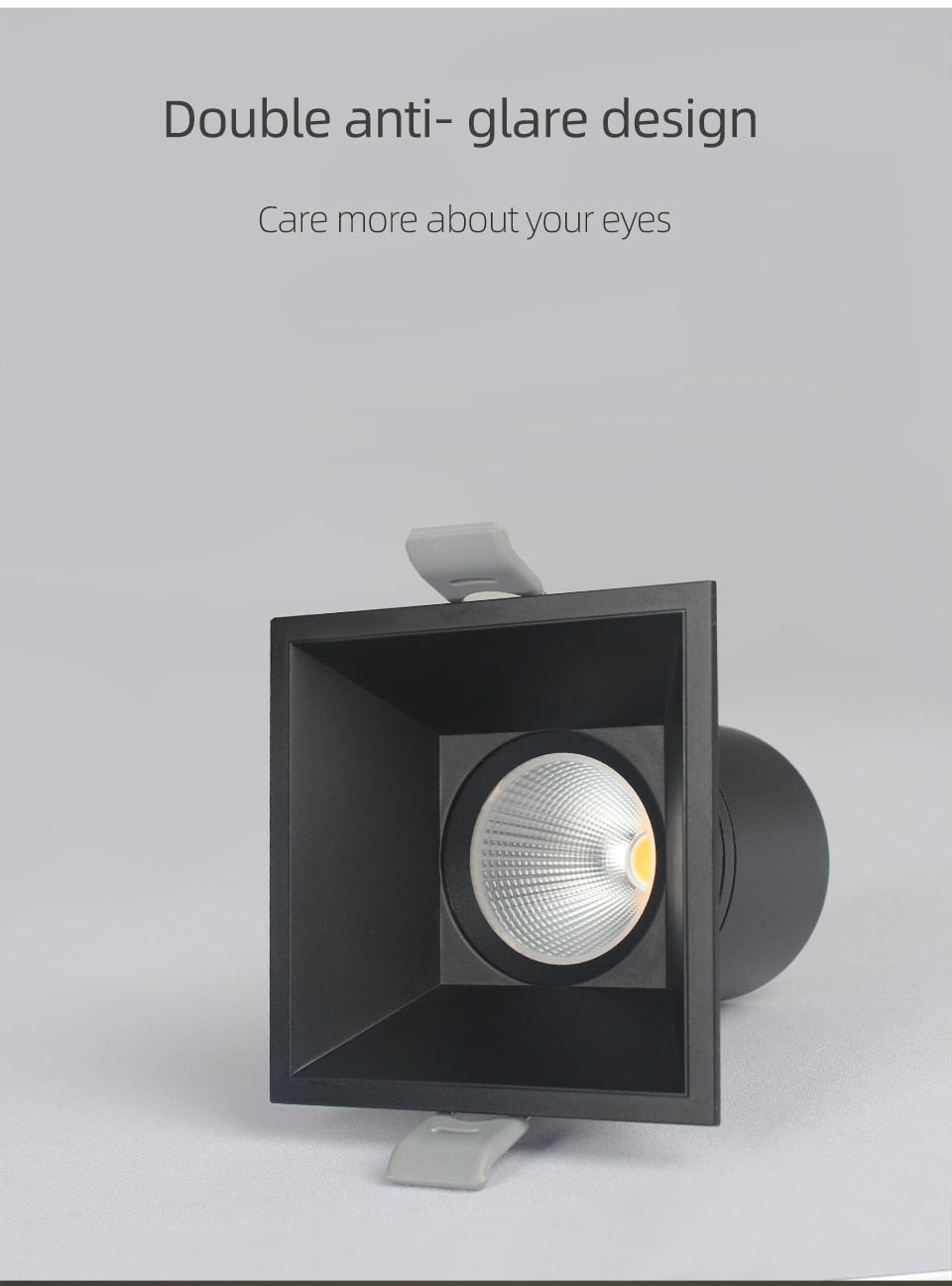 Aisilan LED square embedded spotlights home villas Narrow Border lamp downlights ceiling openings ceiling lights CRI 93