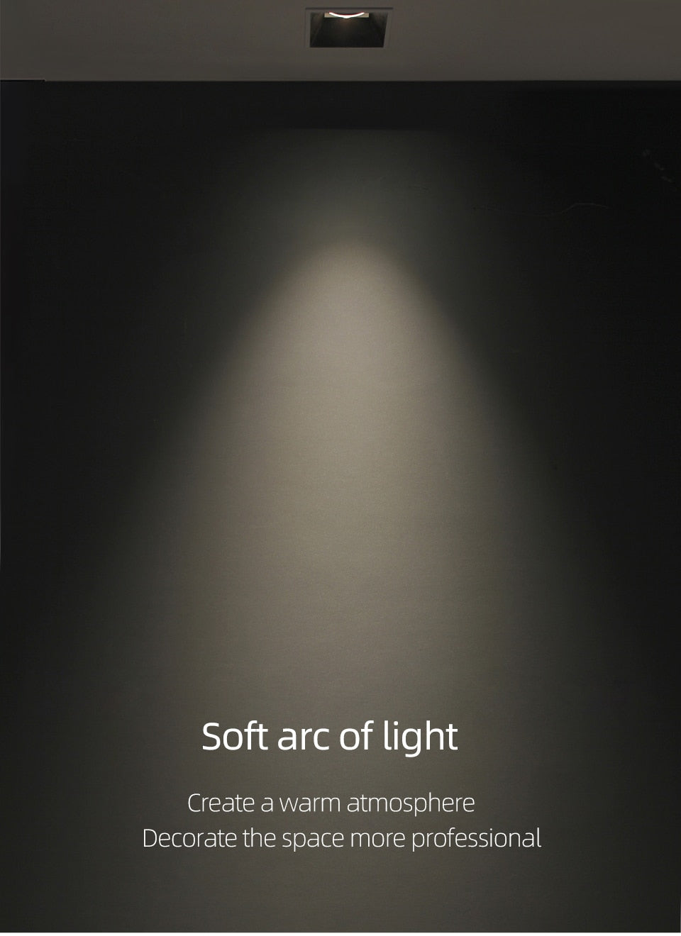 Aisilan LED square embedded spotlights home villas Narrow Border lamp downlights ceiling openings ceiling lights CRI 93