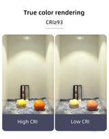 Aisilan LED square embedded spotlights home villas Narrow Border lamp downlights ceiling openings ceiling lights CRI 93