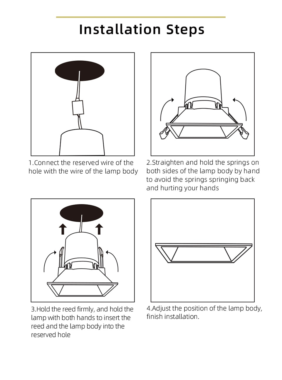 Aisilan LED square embedded spotlights home villas Narrow Border lamp downlights ceiling openings ceiling lights CRI 93