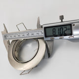 Sand Nickel Round Recessed LED Ceiling Downlight Adjustable GU10/MR16 Lamp Socket Holder Mounting Fitting Spot Lights Frame Base