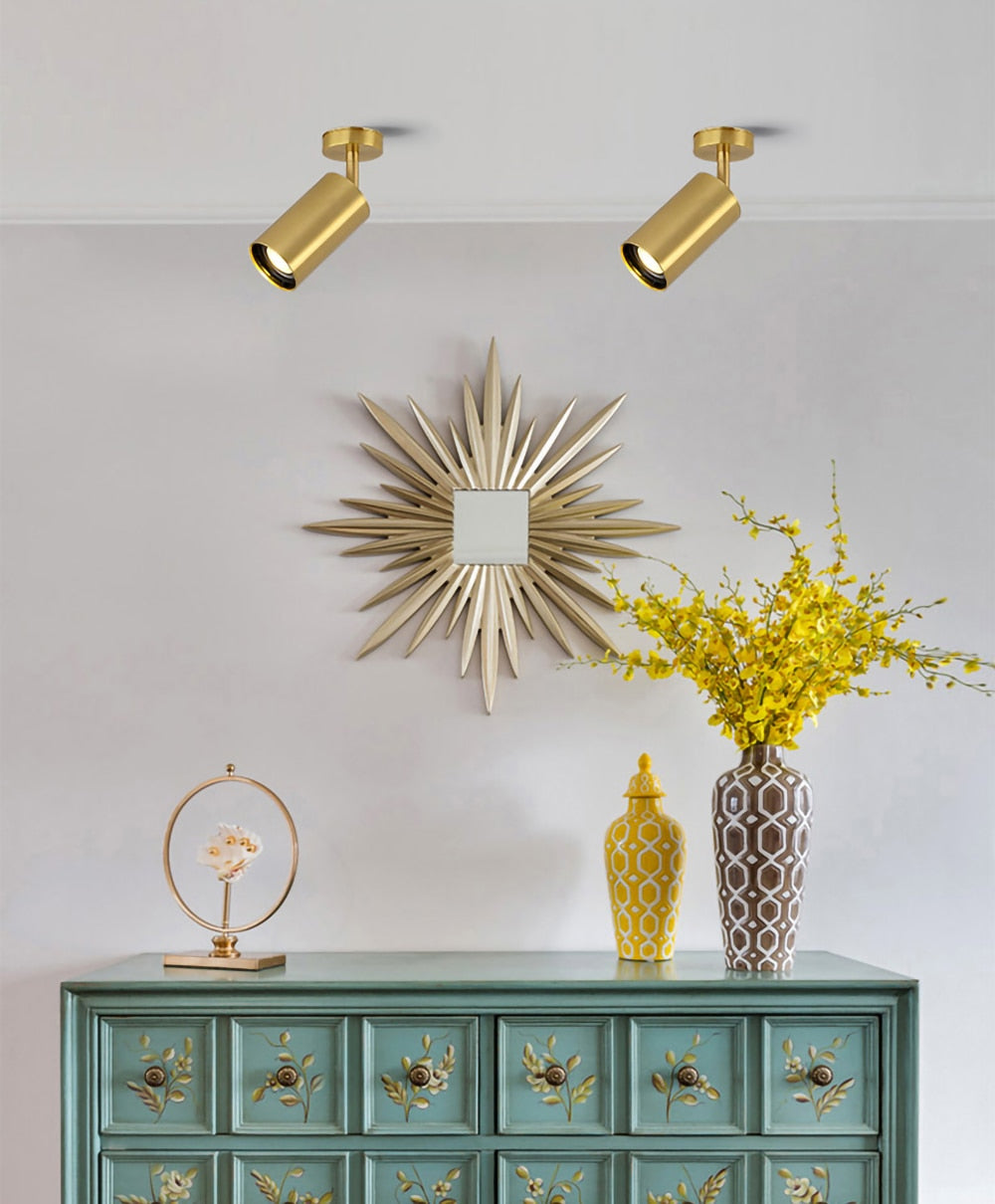 Surface Mounted 360° Rotatable LED Ceiling Track Downlight 5W 7W 9W 12W 15W GU10 Bulb Replaceable Spot Light