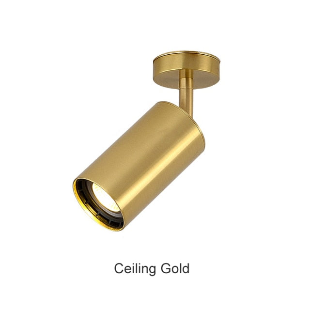 Surface Mounted 360° Rotatable LED Ceiling Track Downlight 5W 7W 9W 12W 15W GU10 Bulb Replaceable Spot Light