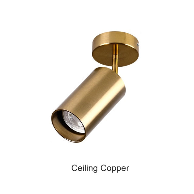 Surface Mounted 360° Rotatable LED Ceiling Track Downlight 5W 7W 9W 12W 15W GU10 Bulb Replaceable Spot Light